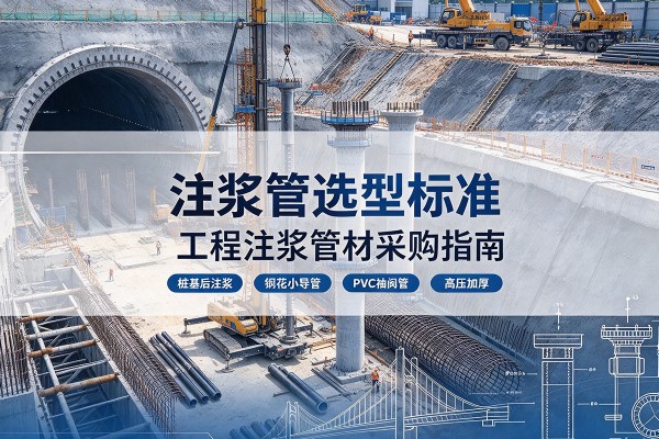 武侯注浆管选型标准