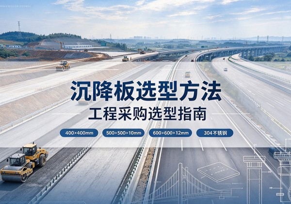 武侯沉降板选择方法